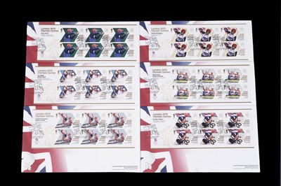 Lot 385 - London 2012 Olympic Games Gold Medal Winners stamps