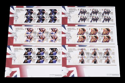 Lot 385 - London 2012 Olympic Games Gold Medal Winners stamps