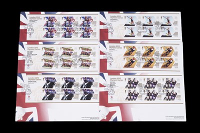 Lot 385 - London 2012 Olympic Games Gold Medal Winners stamps