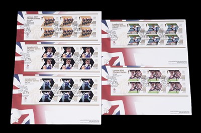 Lot 385 - London 2012 Olympic Games Gold Medal Winners stamps