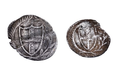 Lot 349 - A Commonwealth halfgroat and penny