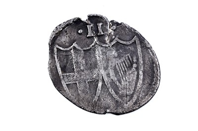 Lot 349 - A Commonwealth halfgroat and penny