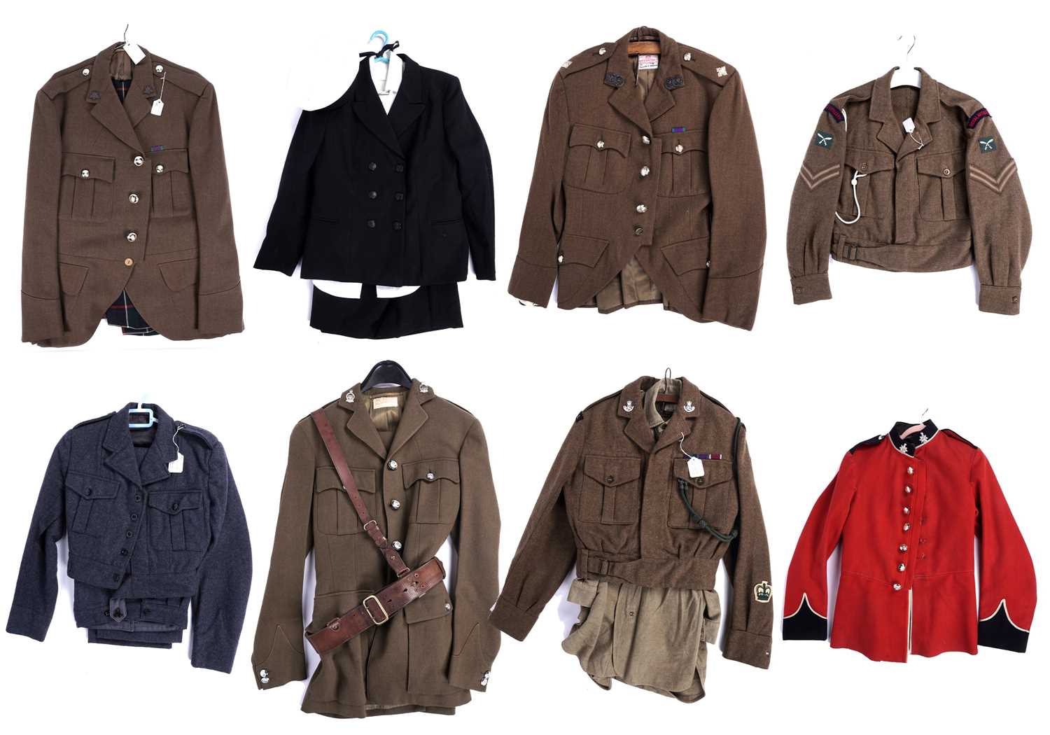 Lot 7 - A selection of British military interest uniforms