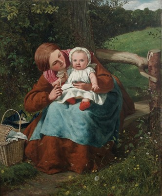 Lot 233 - Frederick Richard Pickersgill - Baby's Rattle | oil