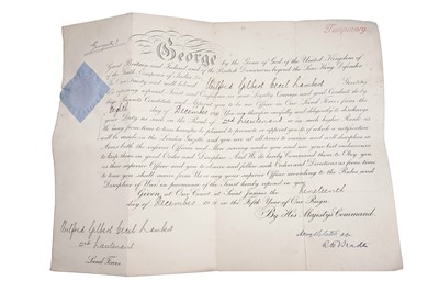 Lot 8 - A pair of First World War medals and effects