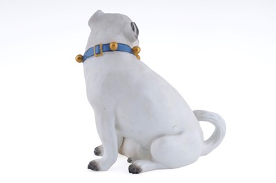 Lot 462 - A Meissen pug