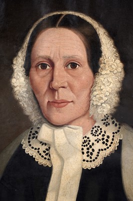 Lot 326 - 18th Century School - Portrait of a lady with a book | oil