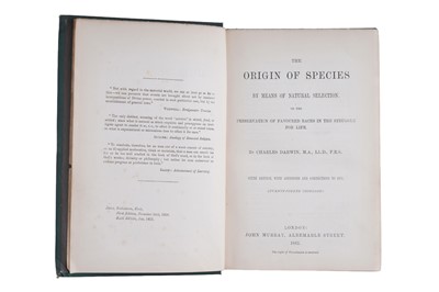 Lot 203 - Darwin (Charles), The Origin Of Species