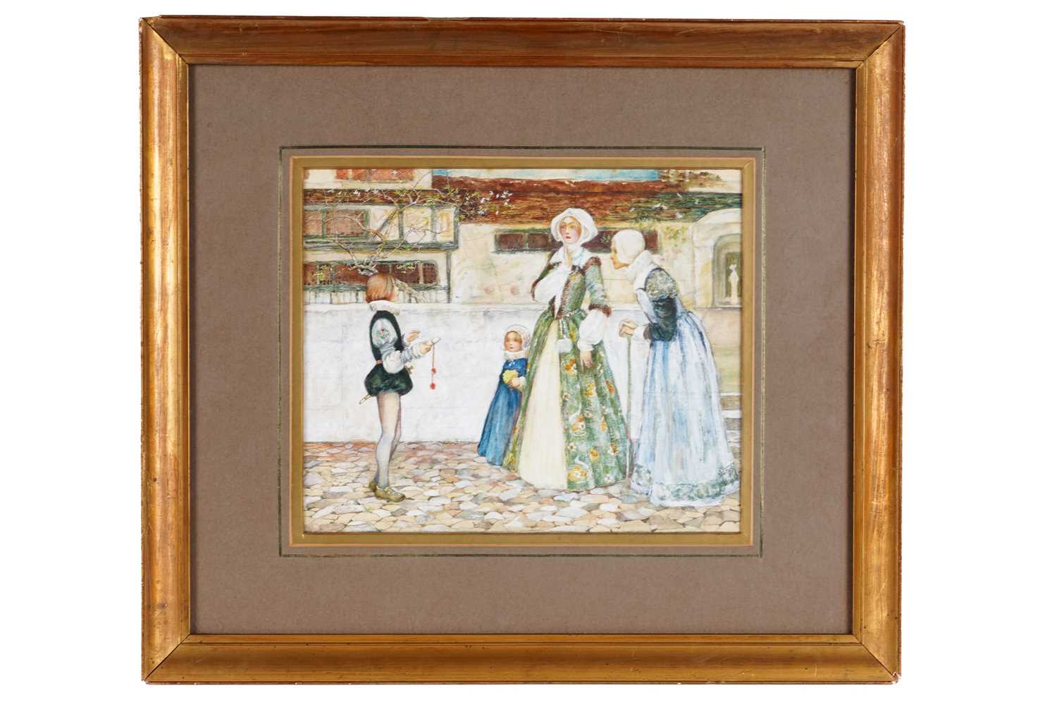 Lot 270 - In the manner of Millicent Sowerby - A page giving bad news | watercolour