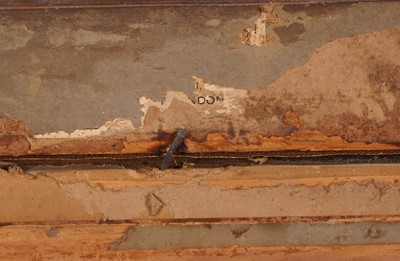 Lot 224 - Charles Philogene Tschaggeny - Hay cart and horses by a stream | oil