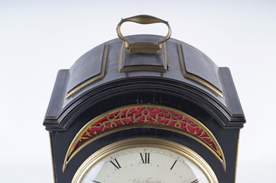 Lot 570 - John Thwaites, Clerkenwell, London: a George III brass bound musical bracket clock