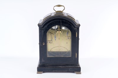 Lot 570 - John Thwaites, Clerkenwell, London: a George III brass bound musical bracket clock