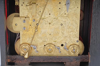 Lot 580 - Alexander Warfield, London: a late 17th Century ebonised and gilt metal table clock