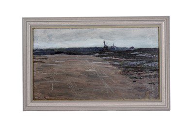 Lot 366 - George Sherwood Hunter - Tide Out Near Scottish Village | oil