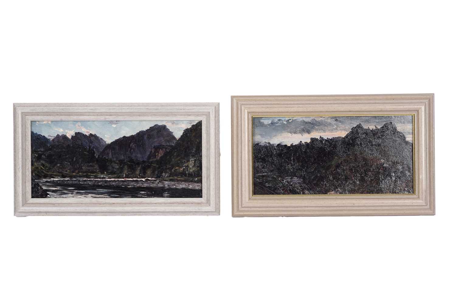 Lot 371 - George Sherwood Hunter - Two Scottish landscapes | oil