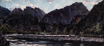 Lot 371 - George Sherwood Hunter - Two Scottish landscapes | oil