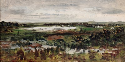Lot 374 - George Sherwood Hunter - "Pastoral Scene with Sheep, Aberdeenshire"; and Glen Dee | oil