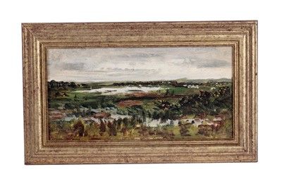 Lot 374 - George Sherwood Hunter - "Pastoral Scene with Sheep, Aberdeenshire"; and Glen Dee | oil