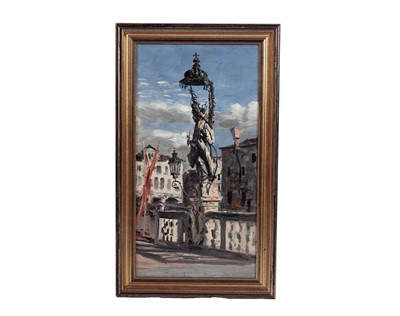 Lot 341 - George Sherwood Hunter - Cadore; and Chioggia | oil