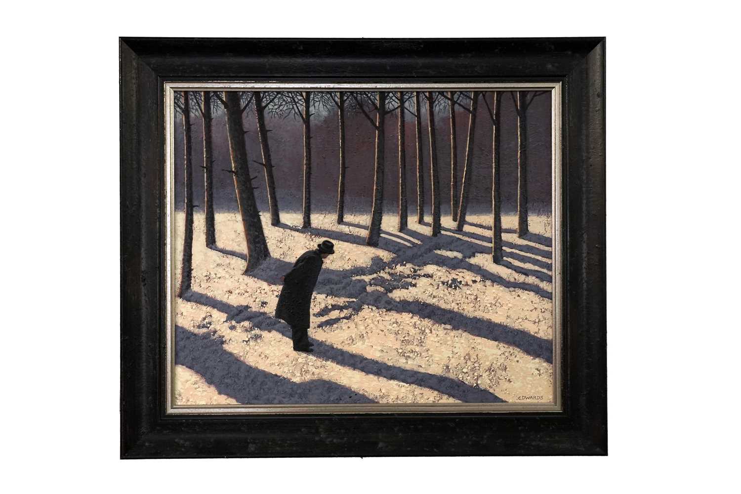 Lot 77 - Mark J. Edwards - Watching the Shadows | oil