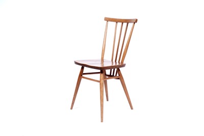 Lot 16 - Ercol: a set of six model 391 elm and beech dining chairs