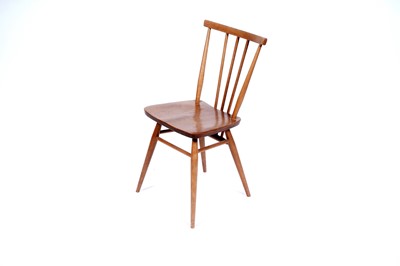 Lot 16 - Ercol: a set of six model 391 elm and beech dining chairs