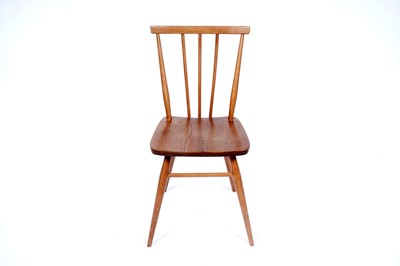 Lot 16 - Ercol: a set of six model 391 elm and beech dining chairs