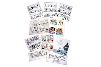 Lot 281 - Harold Hare artwork; and original artboards by Burt Felstead and other artists