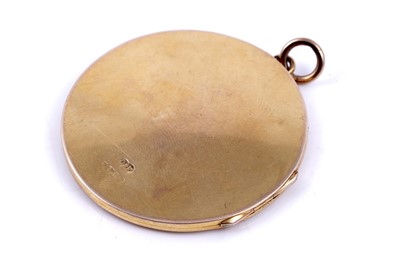 Lot 27 - An Edwardian 9ct gold locket