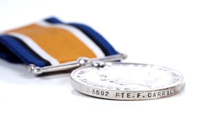 Lot 17 - A First World War group of three general service medals