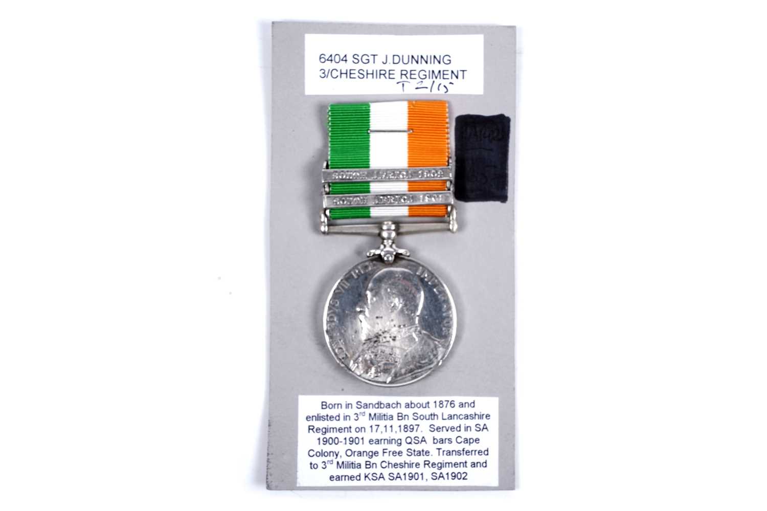 Lot 24 - Edward VII King's South Africa medal