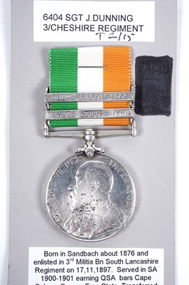 Lot 24 - Edward VII King's South Africa medal