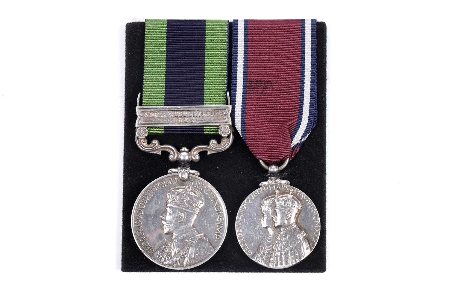 Lot 25 - George V India General Service medal and Silver Jubilee medal