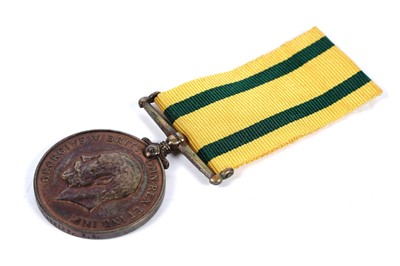 Lot 28 - First World War Territorial Force War Medal