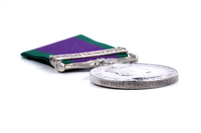 Lot 54 - Queen Elizabeth II General Service Medal with Northern Ireland clasp