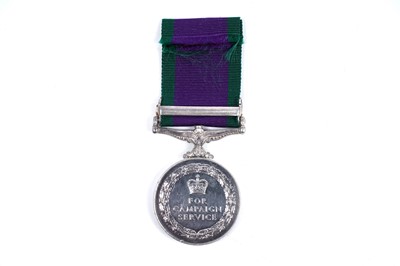 Lot 54 - Queen Elizabeth II General Service Medal with Northern Ireland clasp