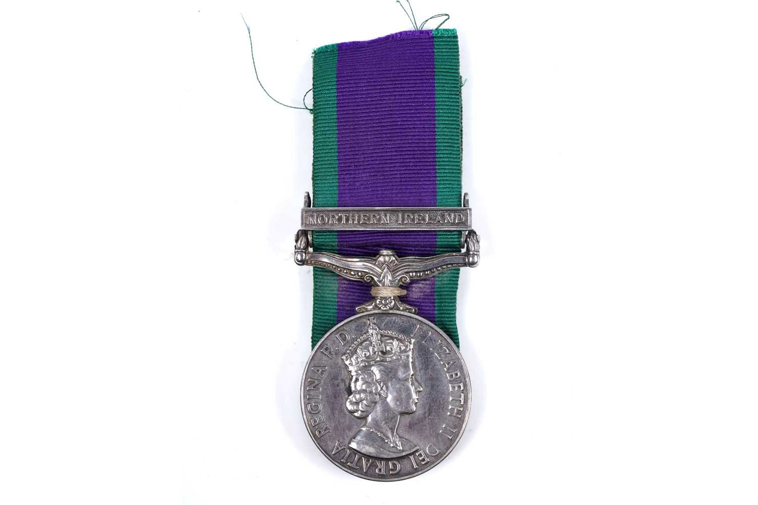 Lot 55 - Queen Elizabeth II General Service Medal with Northern Ireland clasp
