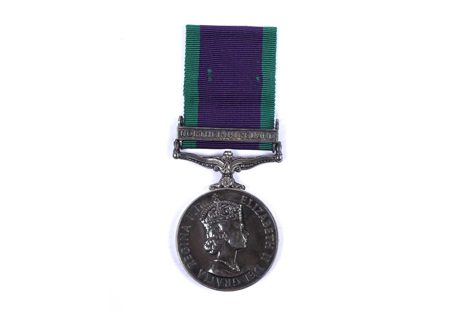 Lot 57 - Queen Elizabeth II General Service Medal with Northern Ireland clasp