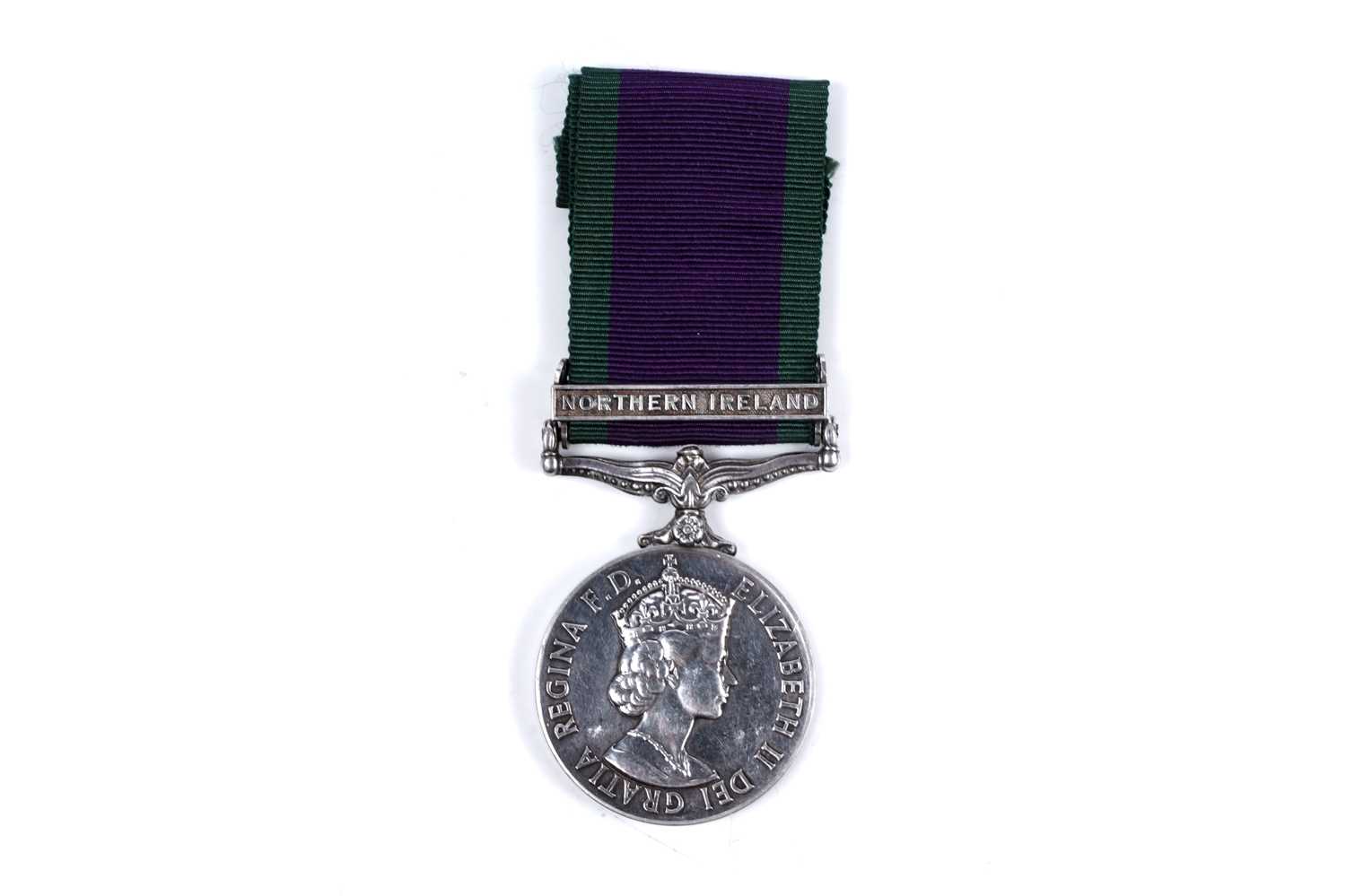 Lot 58 - Queen Elizabeth II General Service Medal with Northern Ireland clasp