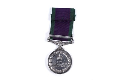 Lot 58 - Queen Elizabeth II General Service Medal with Northern Ireland clasp