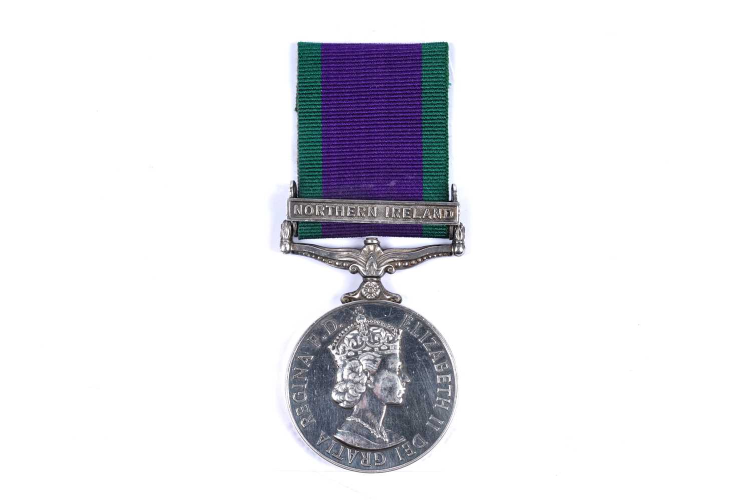 Lot 59 - Queen Elizabeth II General Service Medal with Northern Ireland clasp