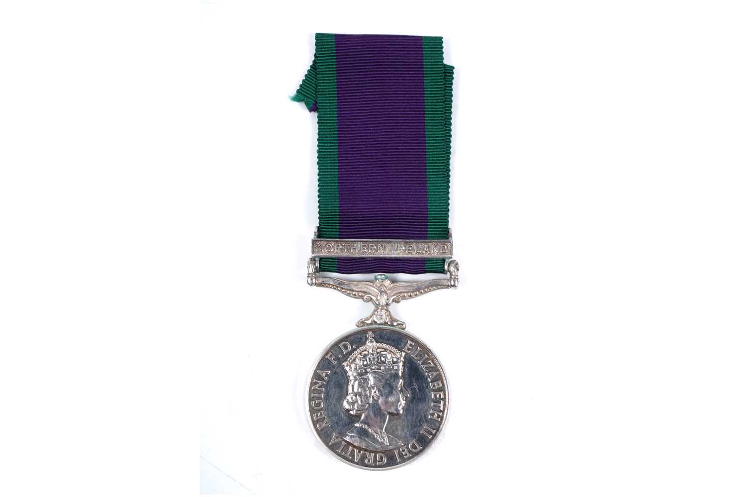 Lot 60 - Queen Elizabeth II General Service Medal with Northern Ireland clasp