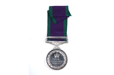 Lot 60 - Queen Elizabeth II General Service Medal with Northern Ireland clasp