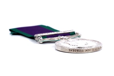 Lot 60 - Queen Elizabeth II General Service Medal with Northern Ireland clasp