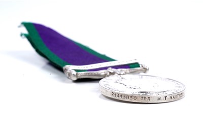 Lot 61 - Queen Elizabeth II General Service Medal with Northern Ireland clasp