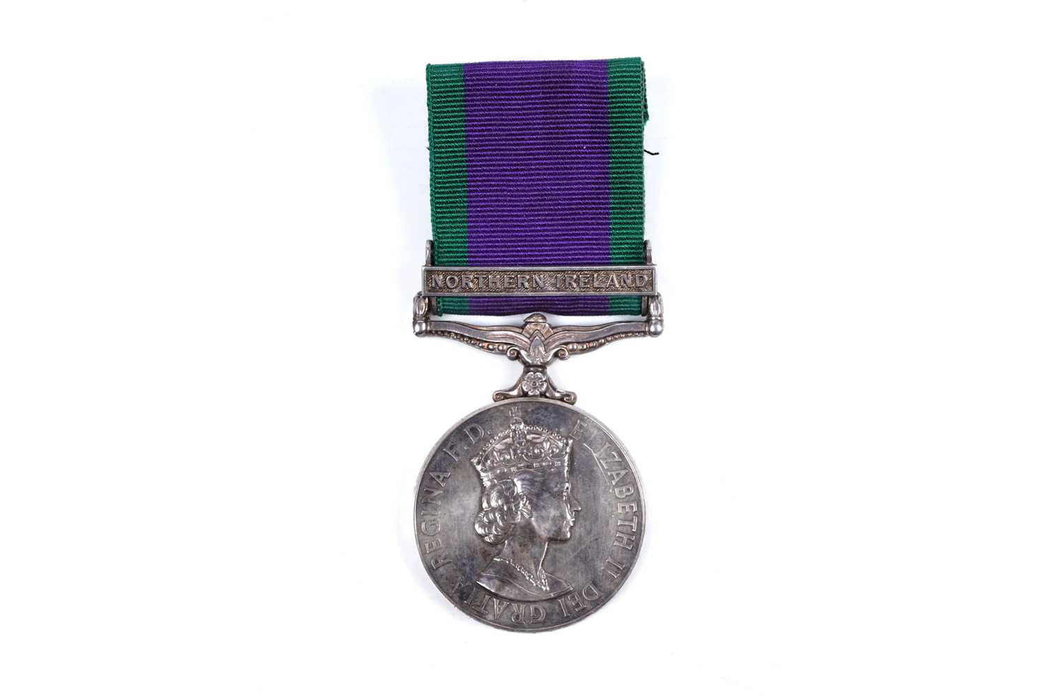 Lot 62 - Queen Elizabeth II General Service Medal with Northern Ireland clasp