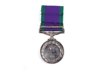 Lot 62 - Queen Elizabeth II General Service Medal with Northern Ireland clasp