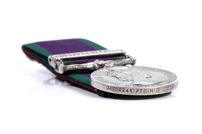 Lot 63 - Queen Elizabeth II General Service Medal with Northern Ireland clasp