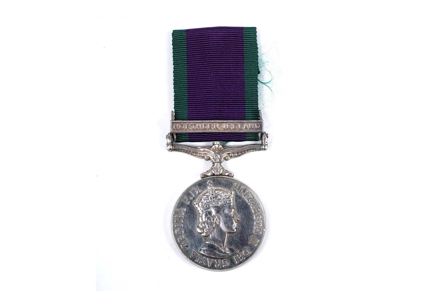 Lot 64 - Queen Elizabeth II General Service Medal with Northern Ireland clasp