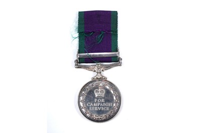 Lot 64 - Queen Elizabeth II General Service Medal with Northern Ireland clasp